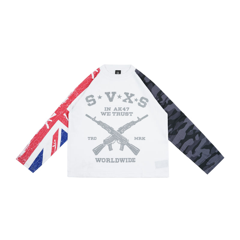 LONGSLEEVE WAFFLE - ROYAL REGIMENT