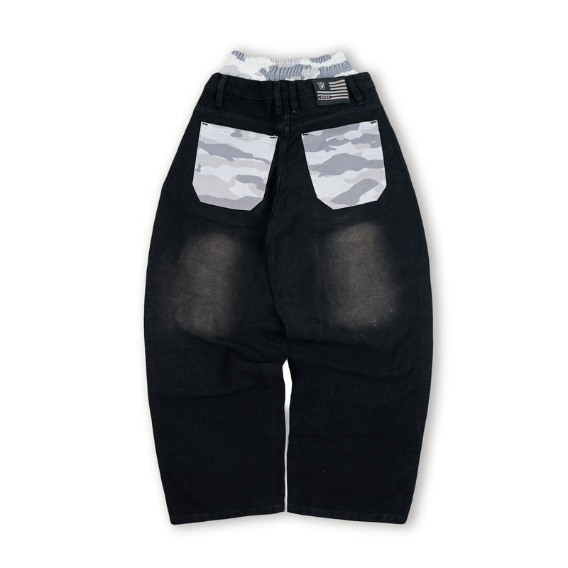 BAGGY JEANS - DOUBLE WAIST UTILITY