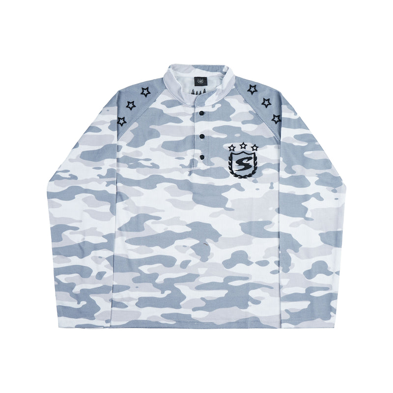 LONGSLEEVE HANLEY WAFFLE - ARCTIC RECON