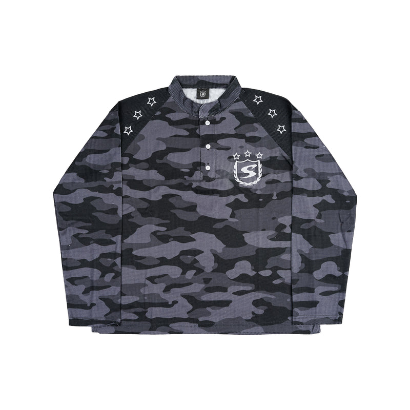 LONGSLEEVE HANLEY WAFFLE - NIGHT RECON