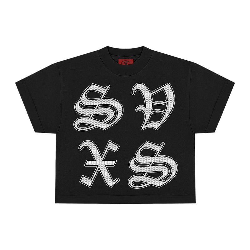 SVXS - Boxy Oversized T-Shirt EG Black