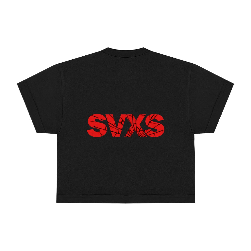 SVXS - Boxy Oversized T-Shirt Hitam Uzi - Cotton Combed 20s