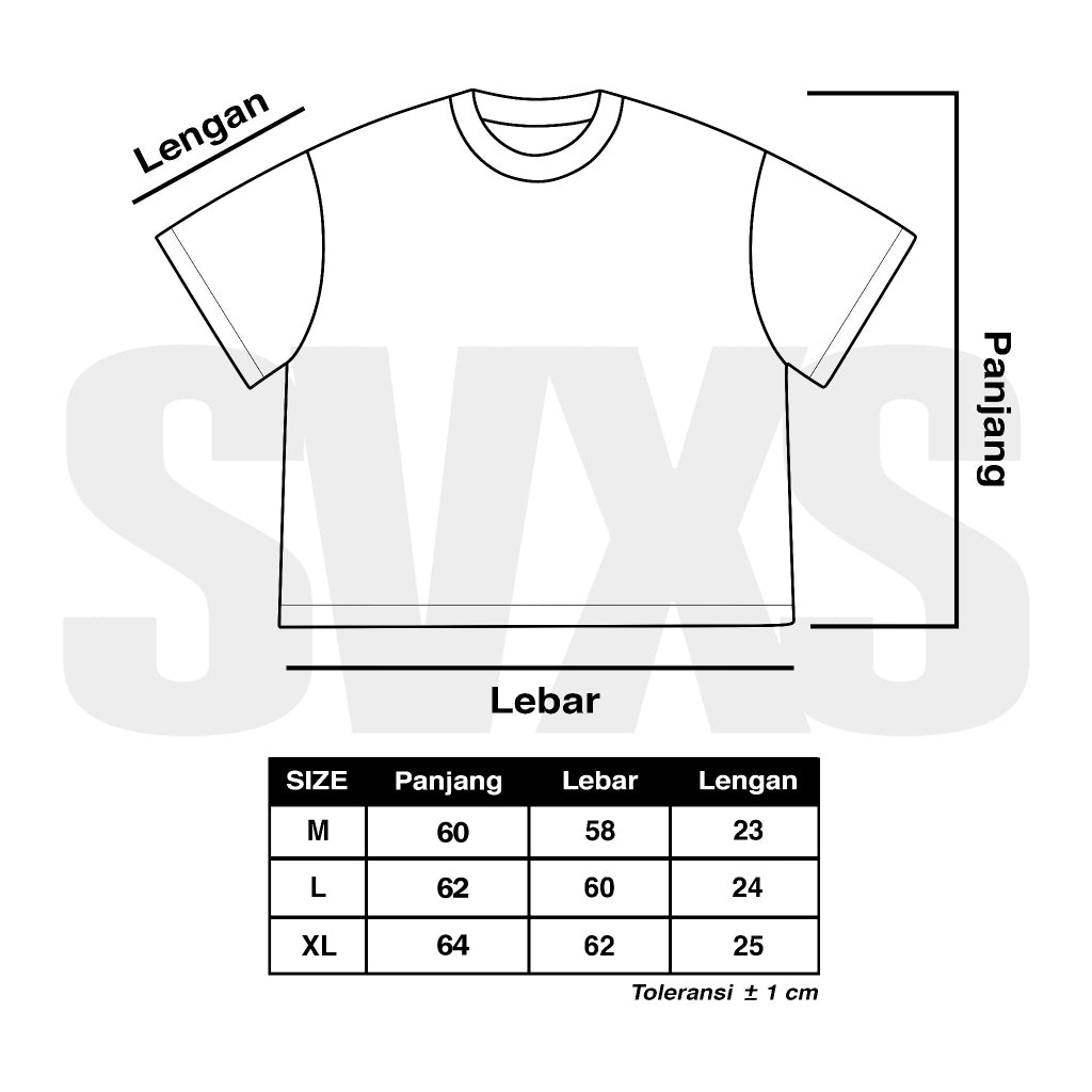SVXS - Boxy Oversized T-Shirt Gruje
