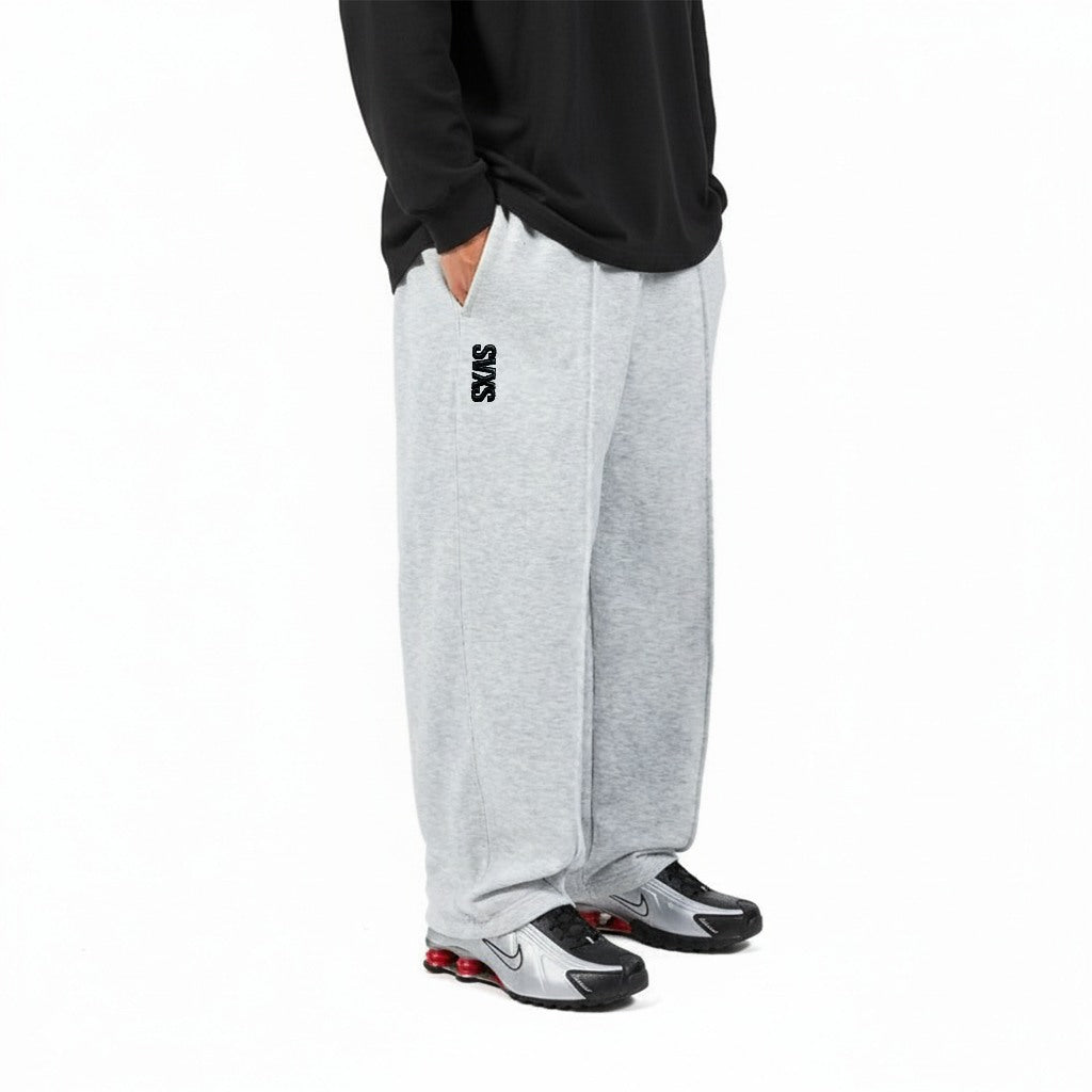 SVXS - Baggy Sweatpants Pecah Pola Abu Misty