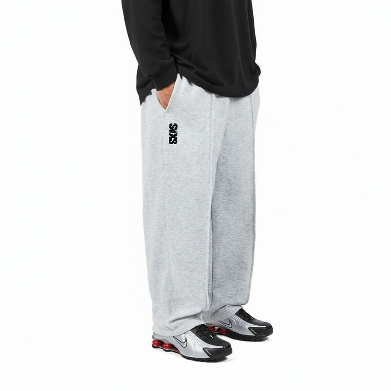 SVXS - Baggy Sweatpants Pecah Pola Abu Misty