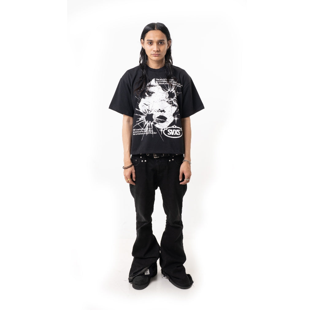 SVXS - Boxy Oversized T-Shirt The Face