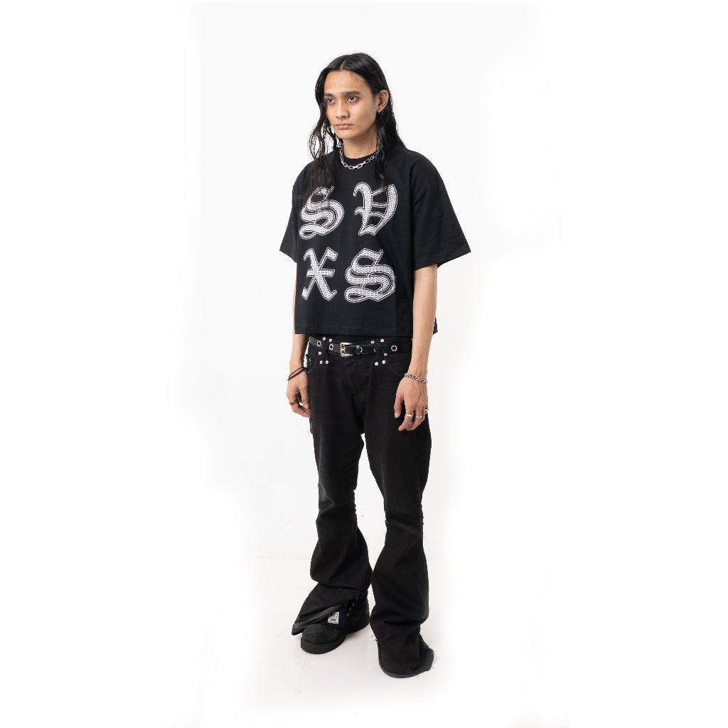 SVXS - Boxy Oversized T-Shirt EG Black