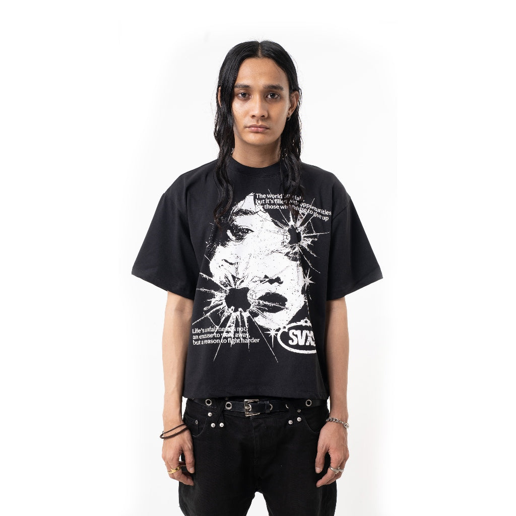 SVXS - Boxy Oversized T-Shirt The Face